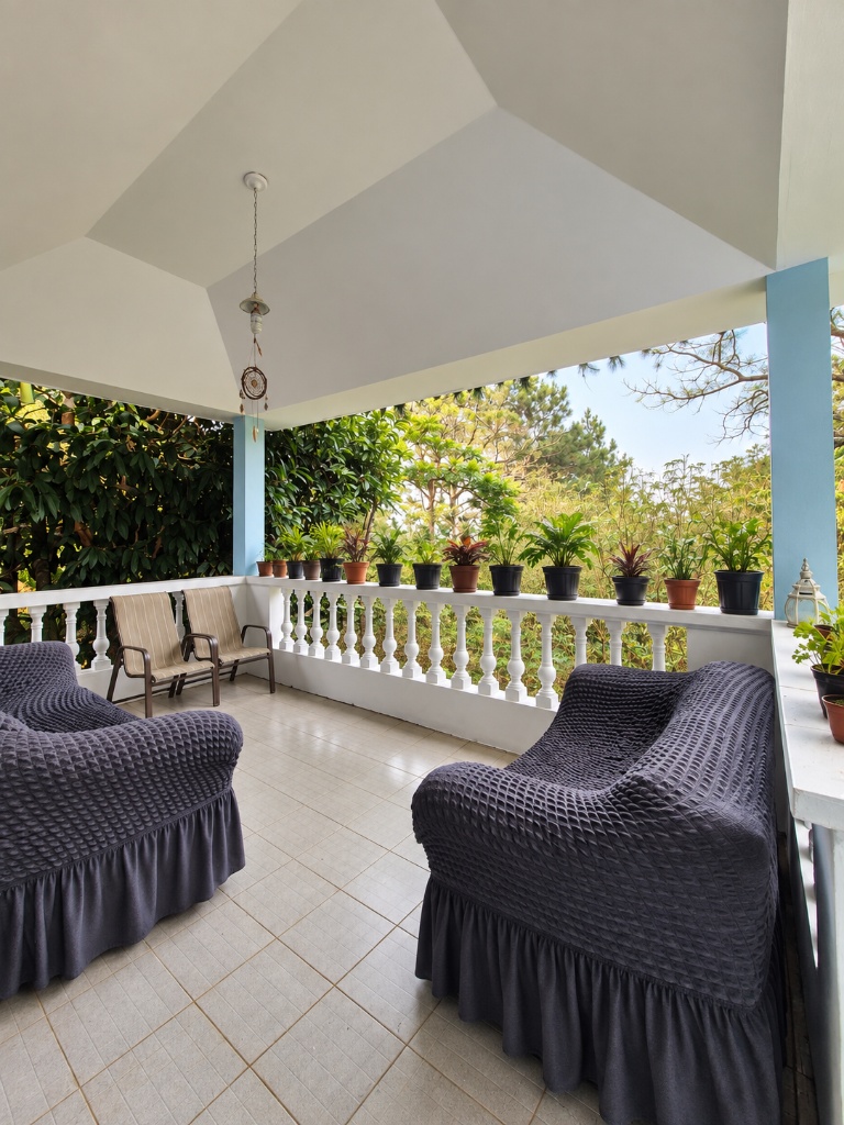 Terrace with mountain views
